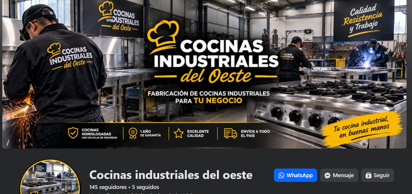 Estafa Cocinas industriales del oeste